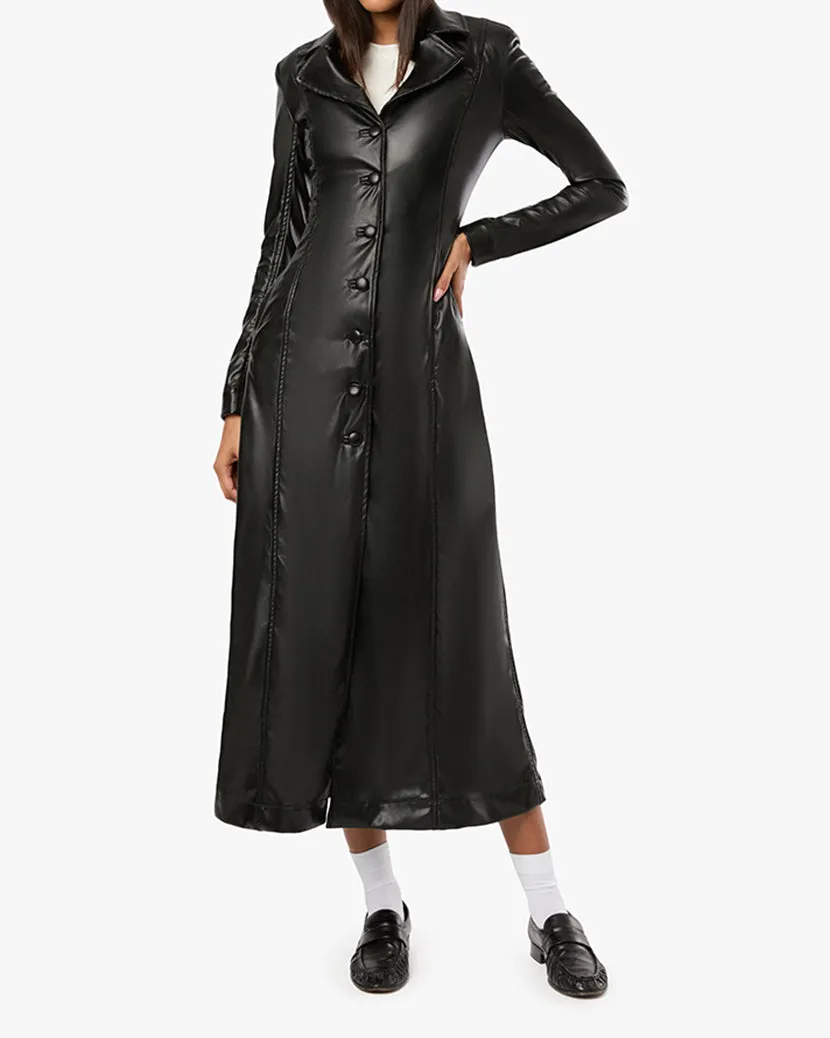 Slim Vegan Leather Jacket