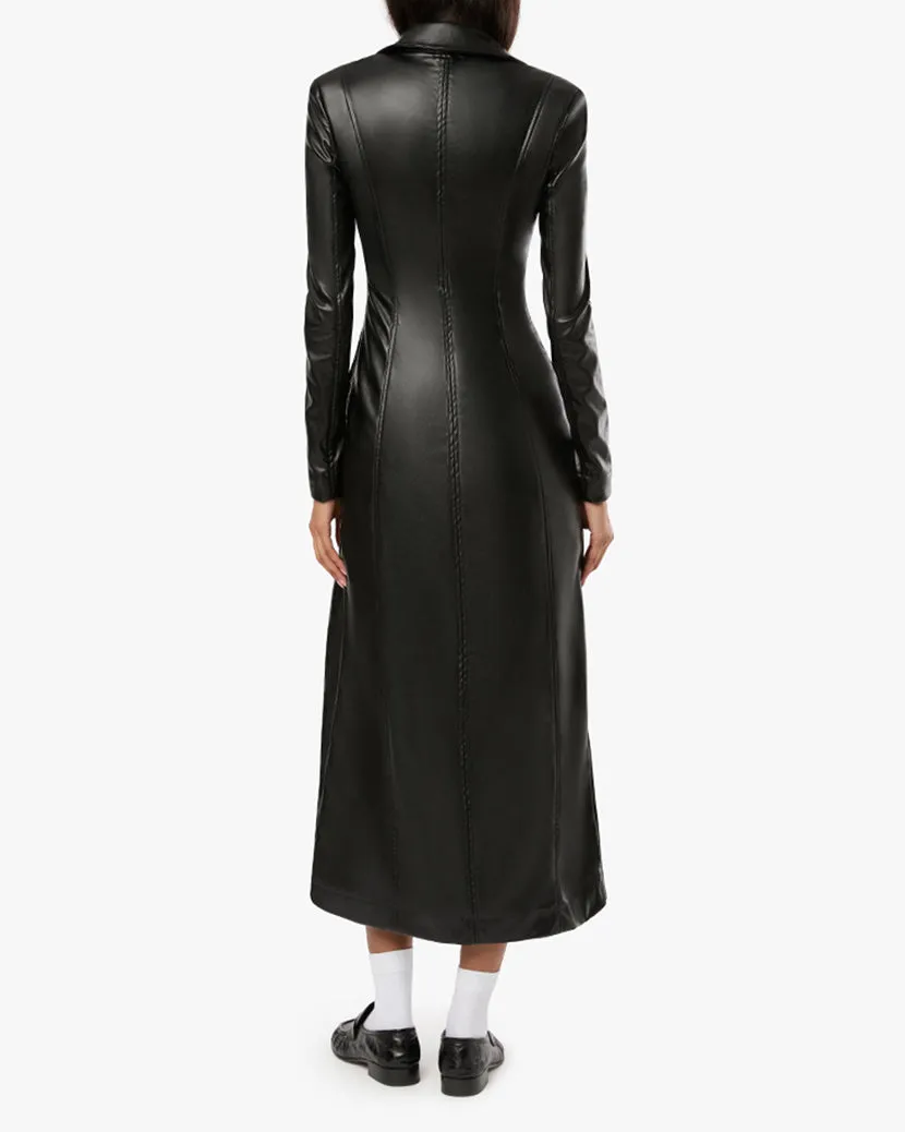 Slim Vegan Leather Jacket