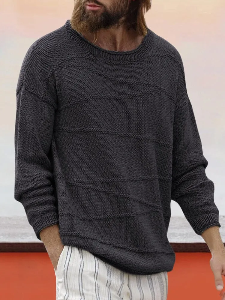 Soft Pullover Knit Sweater