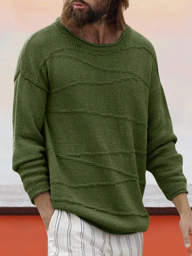 Soft Pullover Knit Sweater