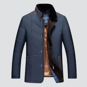 Solomon - Men's Winter Jacket with Stand-Up Collar