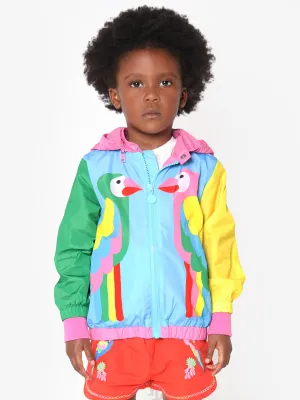 Stella McCartney Girls Lightweight Rain Jacket in Multicolour