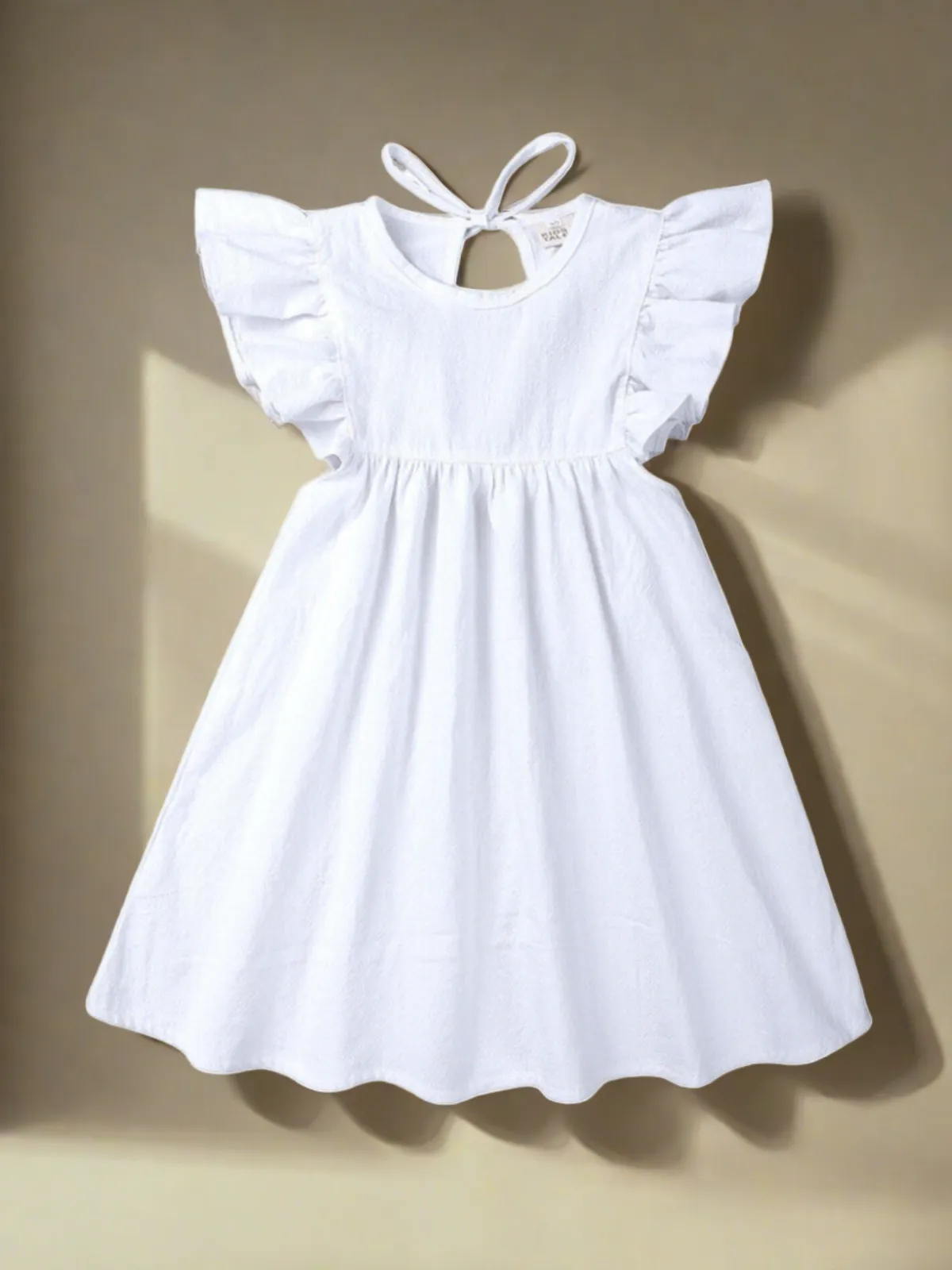 Summer Picnics Flutter Sleeve Dress
