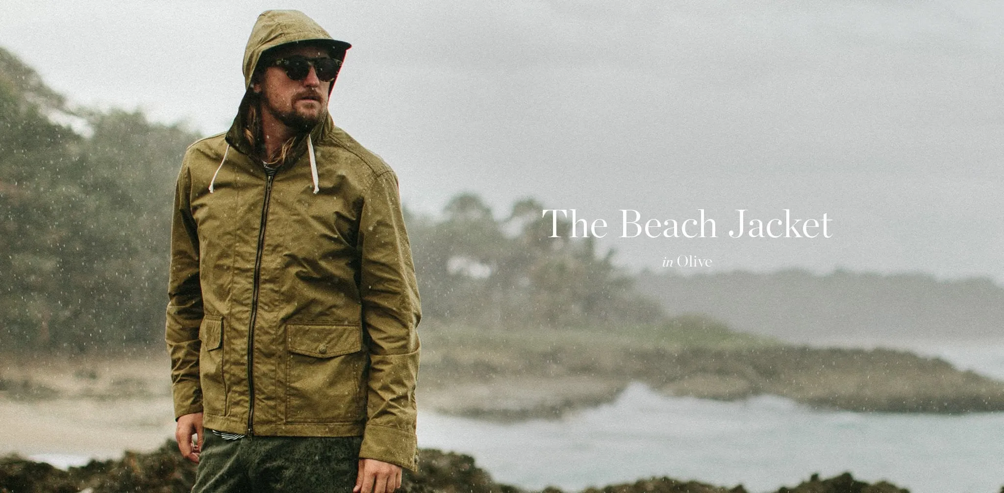 The Beach Jacket in Olive