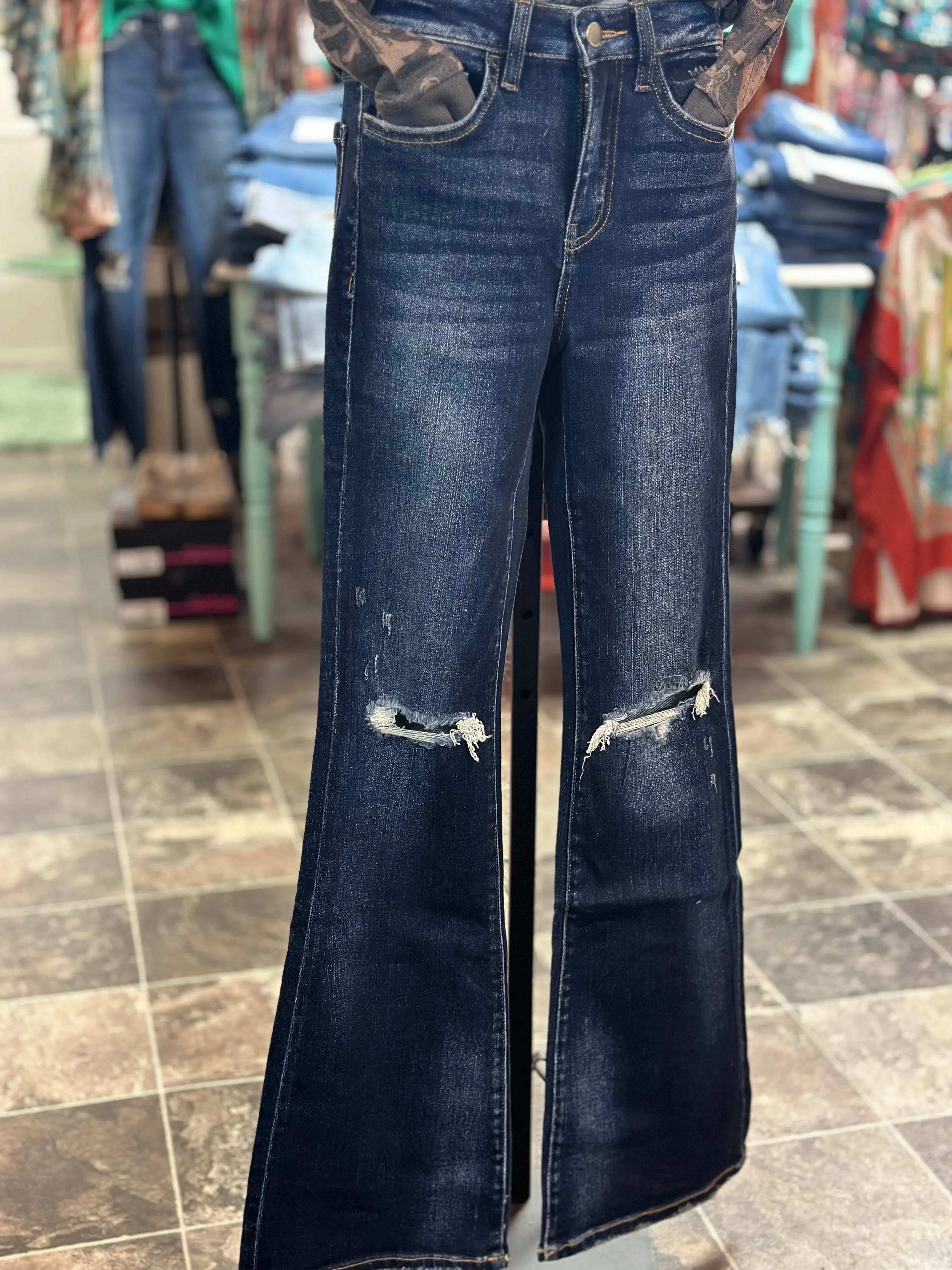The Flying Monkey High Rise Boot Cut Denim