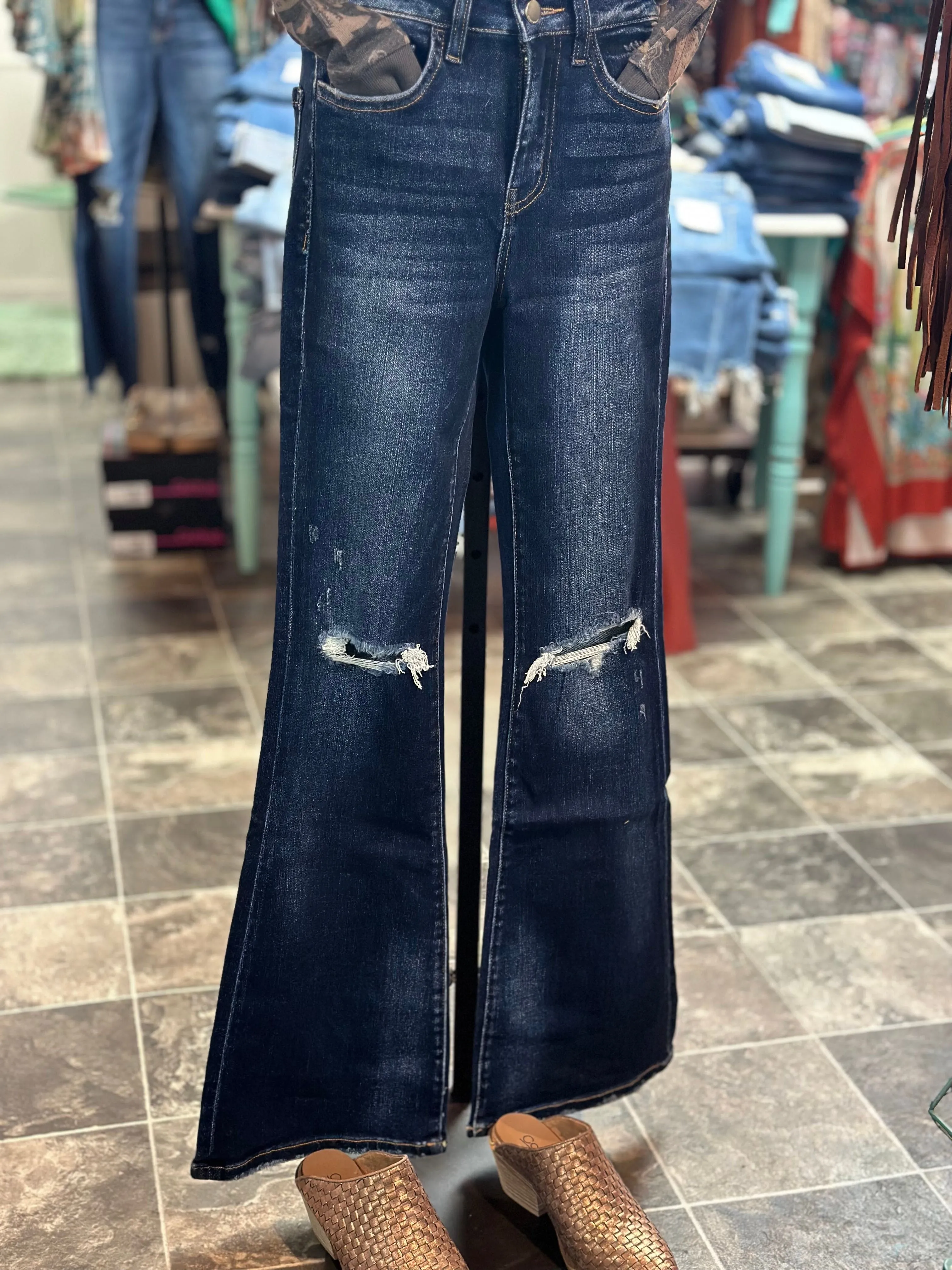 The Flying Monkey High Rise Boot Cut Denim