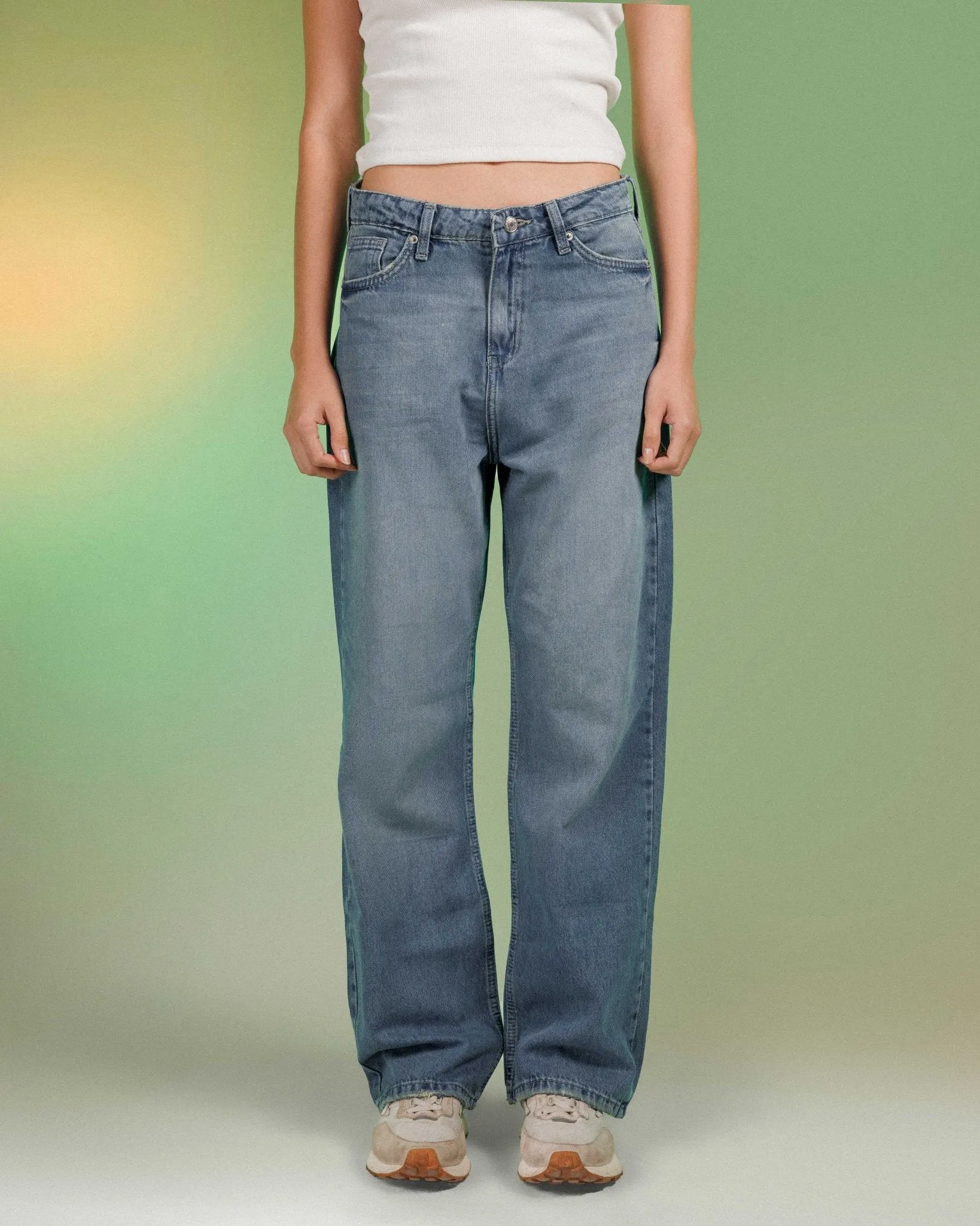 Unisex | Wide Leg - Midight Blue Jeans