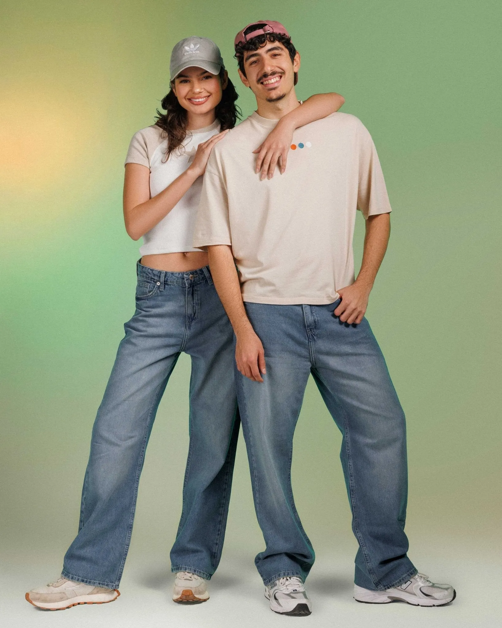 Unisex | Wide Leg - Midight Blue Jeans