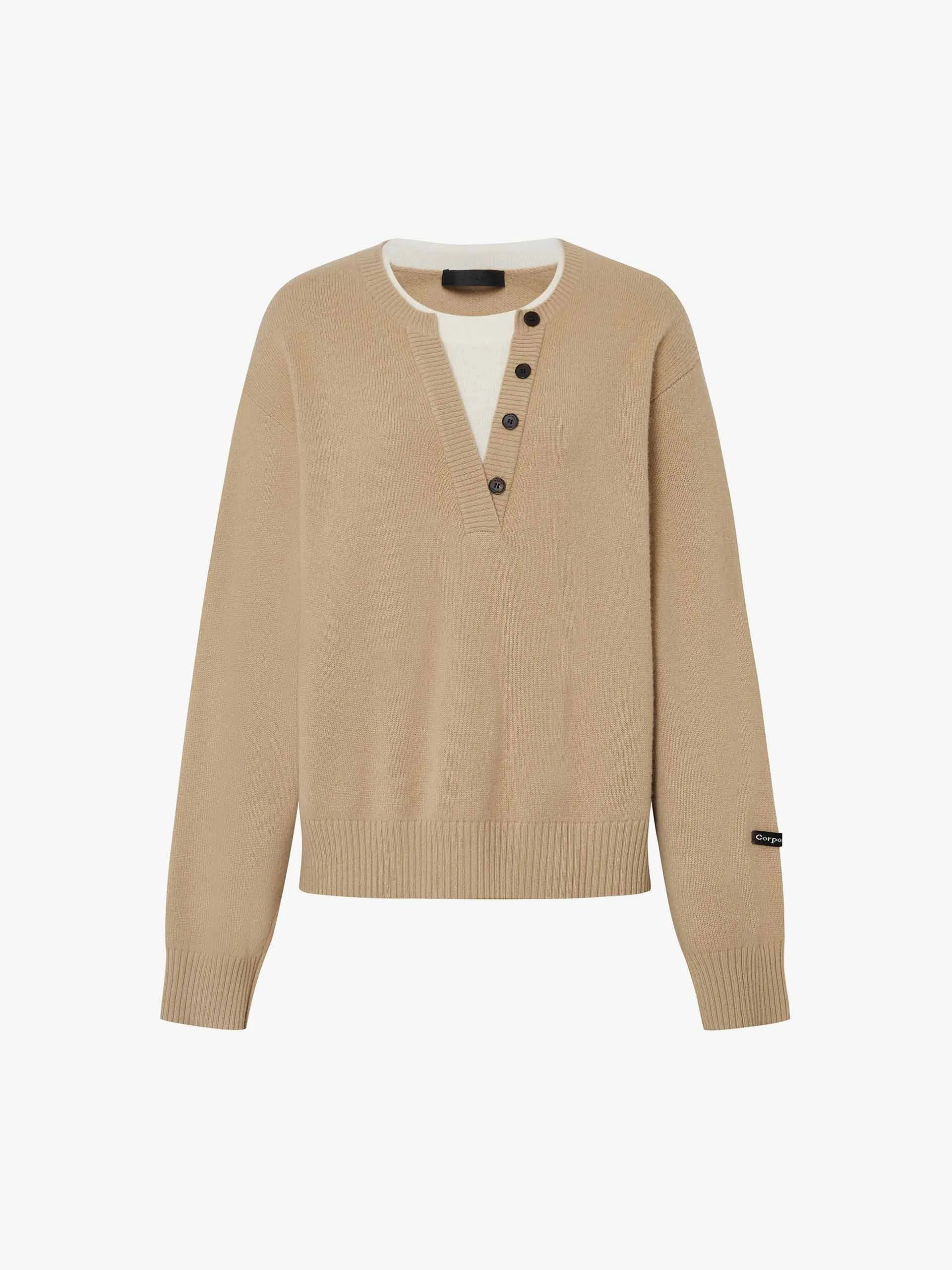 V-neck Loose Sweater