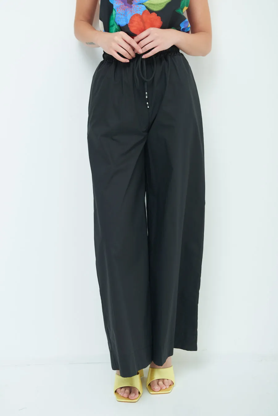 Wide-leg drawstring pants wholesale