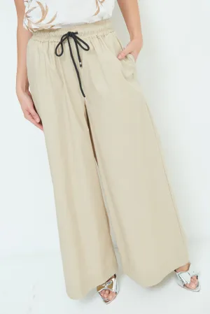 Wide-leg drawstring pants wholesale