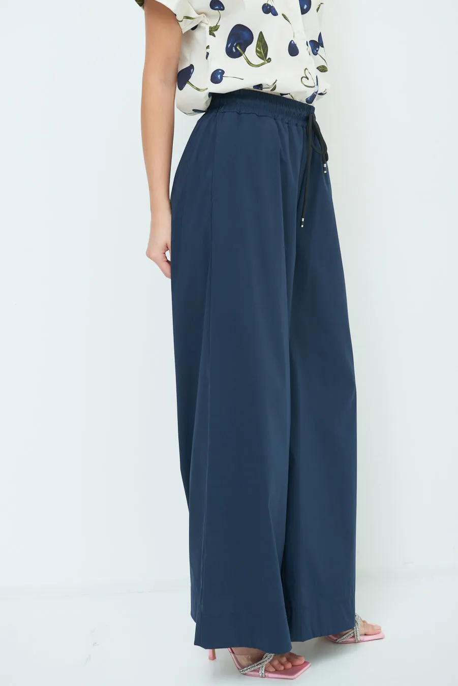 Wide-leg drawstring pants wholesale