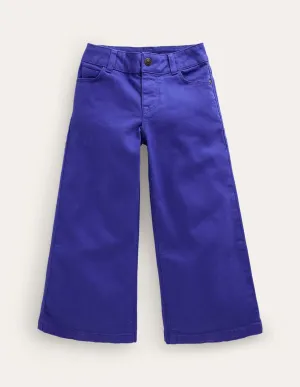 Wide Leg Trouser-Egyptian Blue