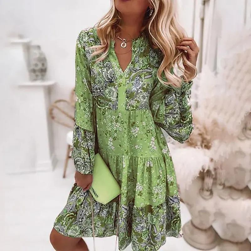 Women Loose Ruffles Befree Dress