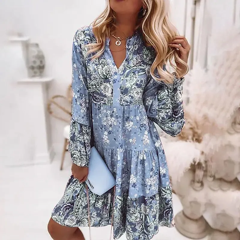 Women Loose Ruffles Befree Dress