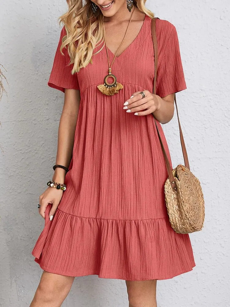 Women Loose Ruffles Befree Dress