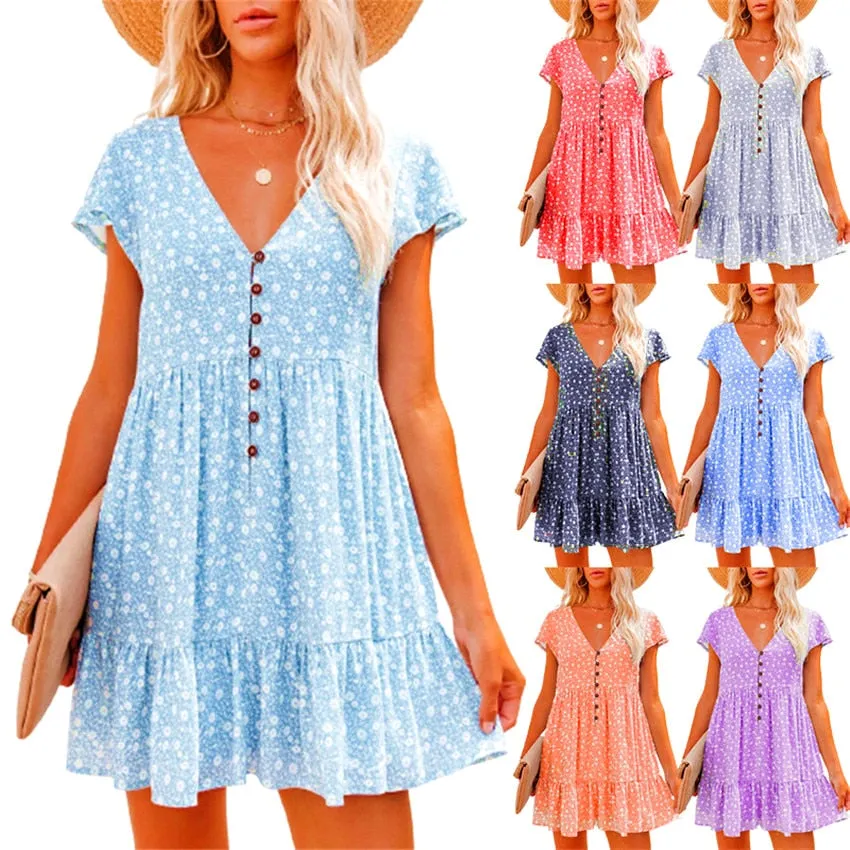 Women Loose Ruffles Befree Dress