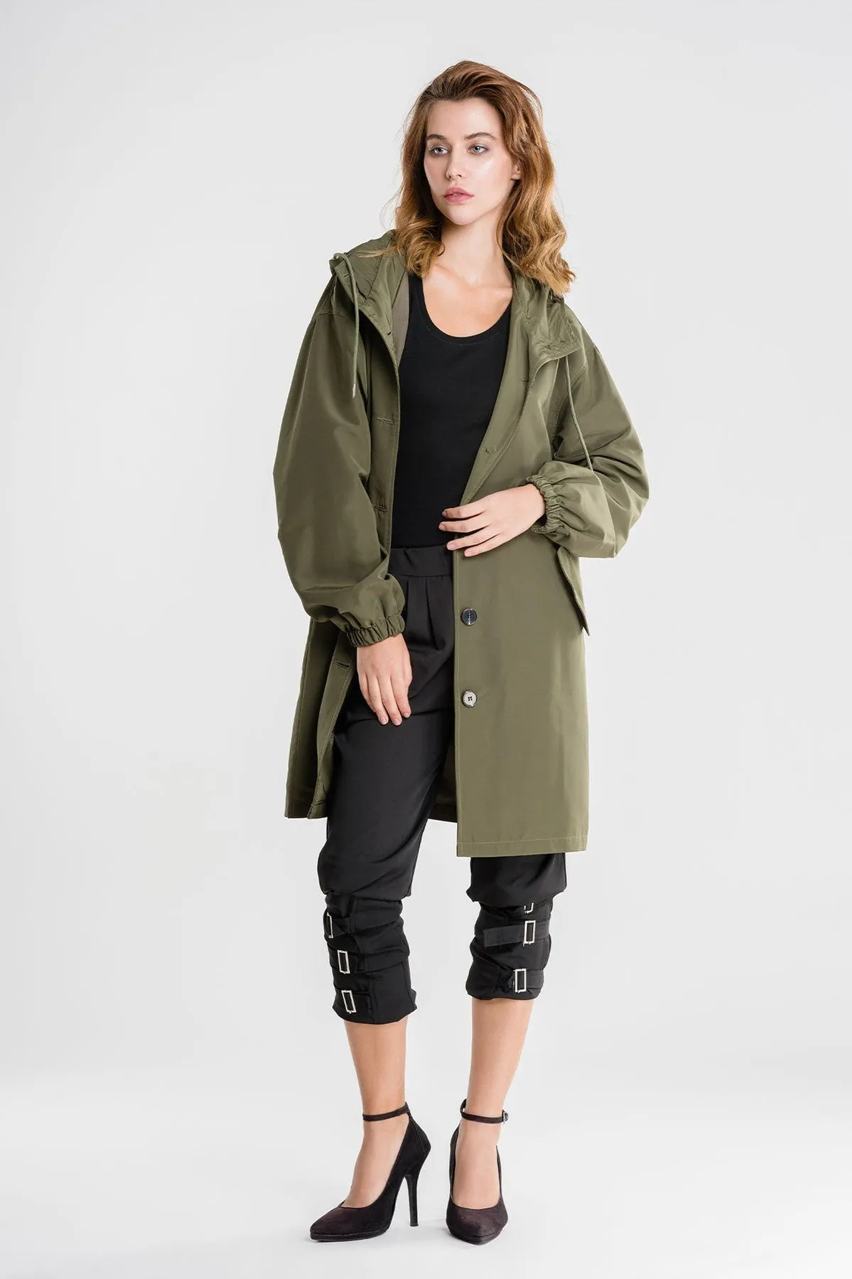 Women's Stylish Waterproof Windbreaker Oversized Rain Coat with Hood | Perfect for Outdoor Activities