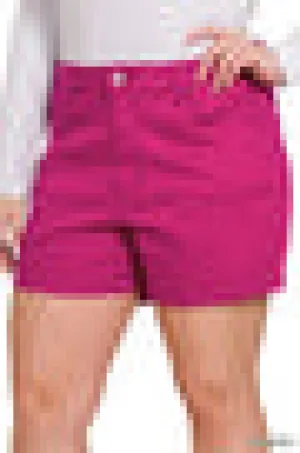 Zenana  HIGH RISE COLOR JEAN SHORTS stretchy